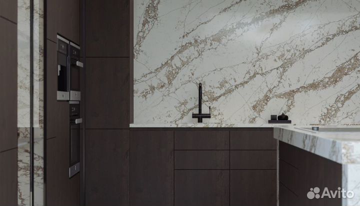 Столешница из искусственного камня (акрил, кварц)