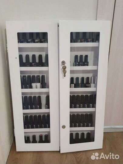 Полка шкафчик для гель-лаков