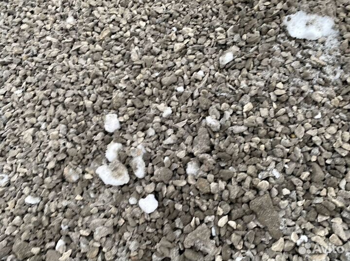 Щебень, Песок