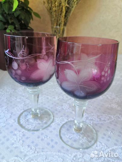 Фужеры хрустальные СССР