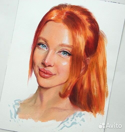 Портрет по фотографии маслом на заказ