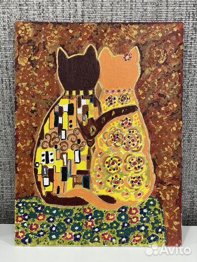 Картина акрилом на холсте