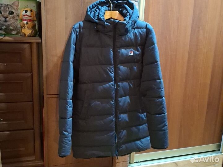 Пуховик зимний мужской удлиненный