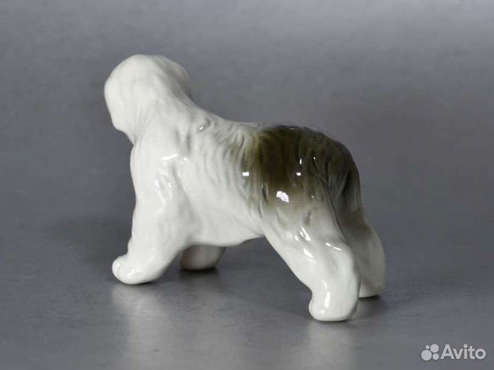 Бобтейл фарфоровая статуэтка