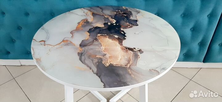 Стол кухонный каркас белый (новый)