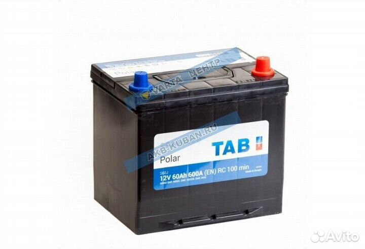 Аккумуляторы TAB 60 Ah с гарантией