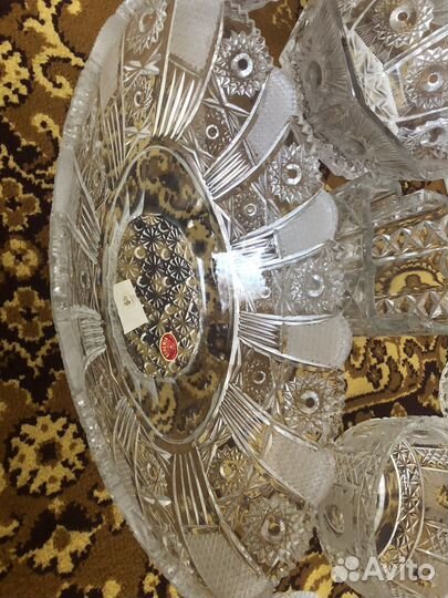 Ваза салатник хрусталтные