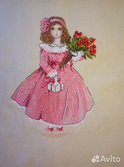 Картина, вышитая крестиком