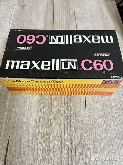 Аудиокассеты новые Maxell LN C60, TDK SA-C90