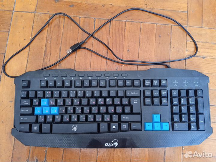 Монитор, клавиатура, ноутбук на запчасти