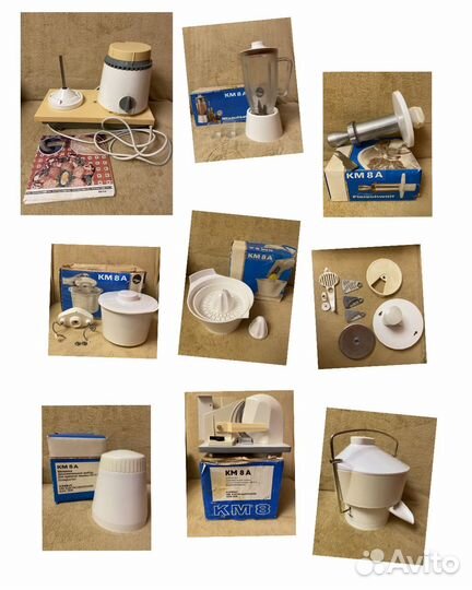 Кухонный комбайн универсальный км 8А ГДР