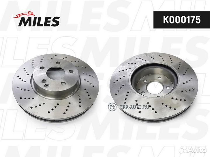 Miles K000175 Диск тормозной mercedes W204 07/W212