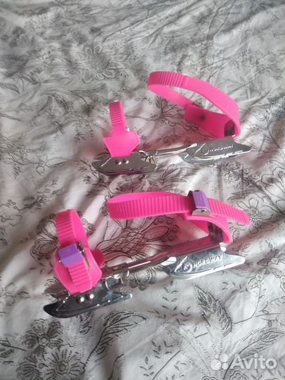 Коньки детские раздвижные двухполозные