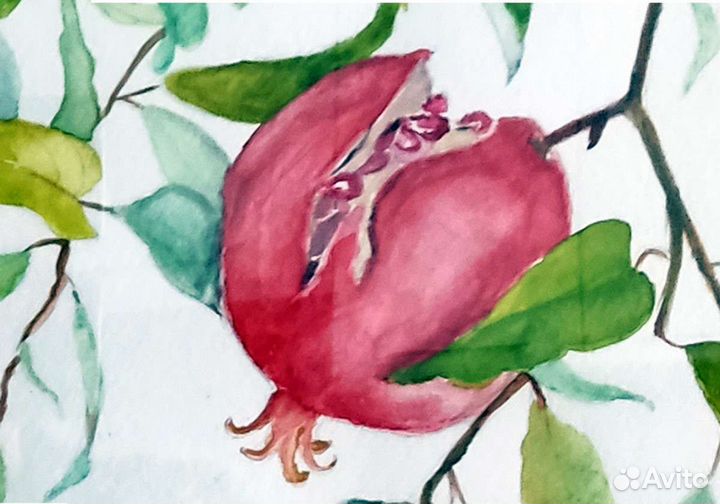 Картина акварель 