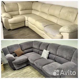 Перетяжка мягкой мебели