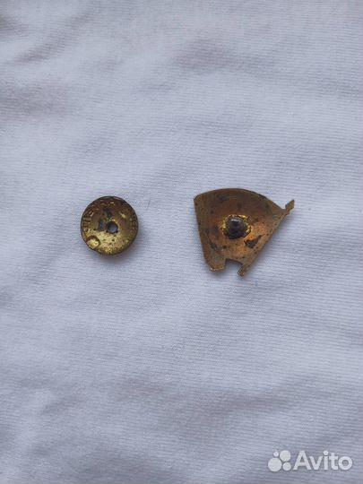 Значок СССР знак ВЛКСМ на винте