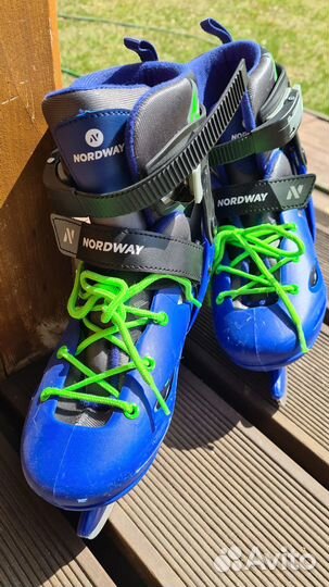 Коньки раздвижные nordway 34-37