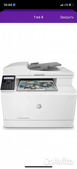 Принтер лазерный мфу hp Color LaserJet Pro M 183fw