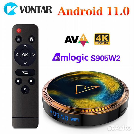 Smart tv приставка Vontar X2 2/16 и 4/32 S905W2