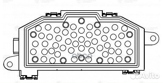 Резистор вентилятора отопителя audia3 (8P1) 1.2