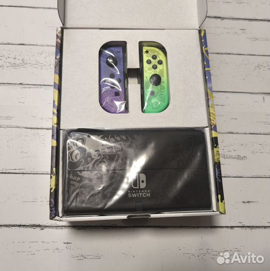 Новая Nintendo Switch oled Splatoon 3 (чип+256)