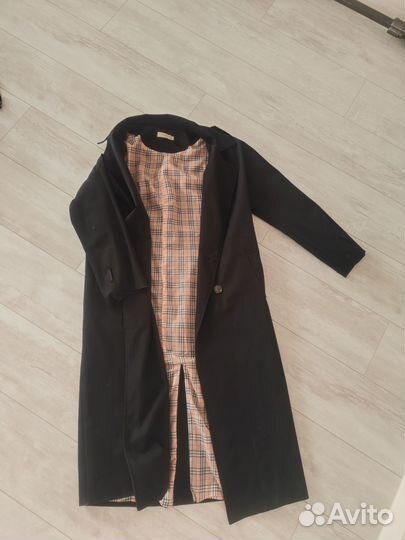 Плащ тренч женский 44 длинный