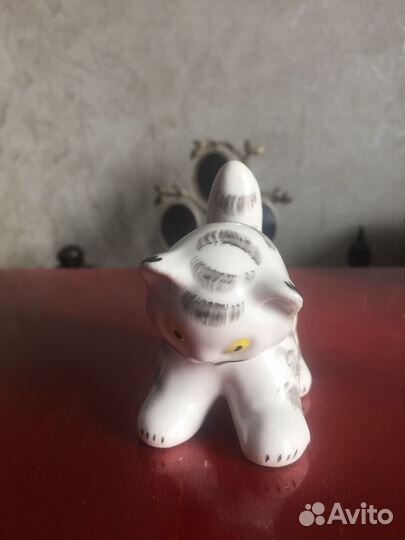 Котик фарфор Вербилки СССР