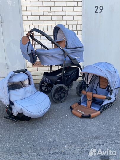 Verdi sonic plus 3в1 экокожа джинс