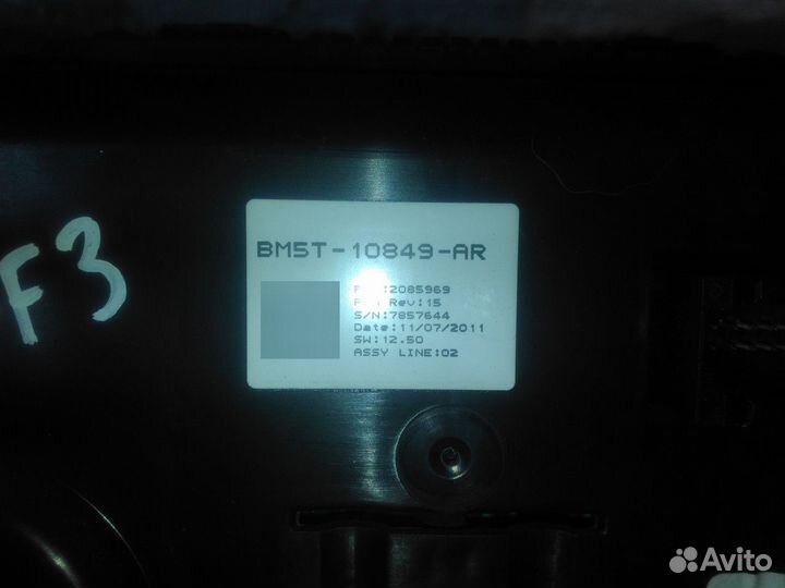Панель приборов Ford Focus 3 1.6 МКПП bm5t10849ar