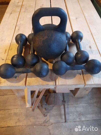 Гантели, разный вес