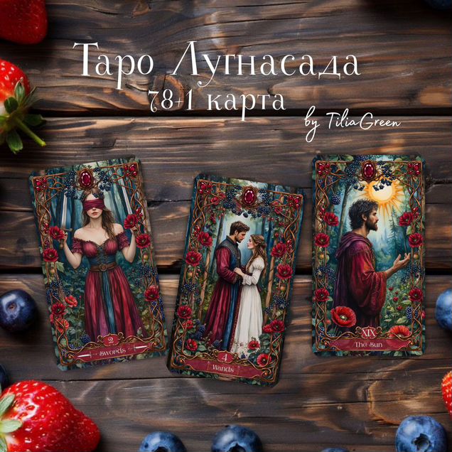 Таро Лугнасада — колода из 78 + 1 карты TiliaGreen