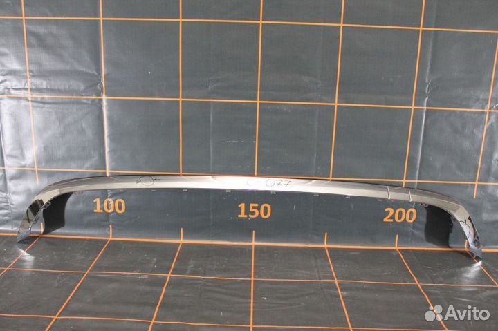 Накладка заднего бампера хром - Mercedes-Benz