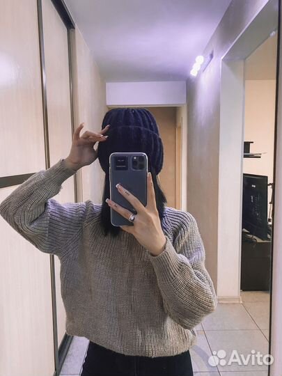 Шапка женская вязаная