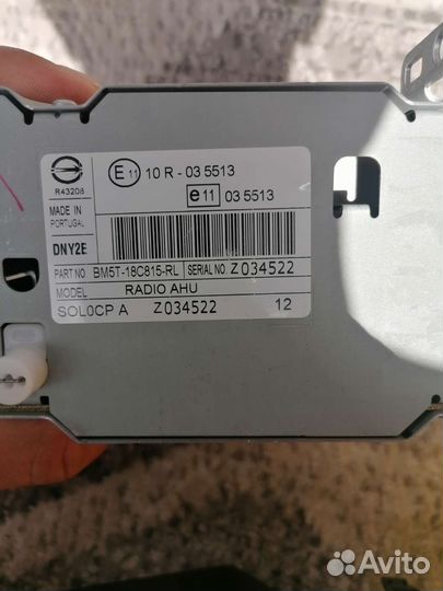 Штатная магнитола Sony на форд фокус 3 поколения