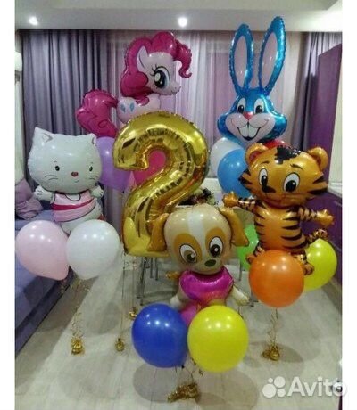 Оформление воздушными и гелиевыми шарами