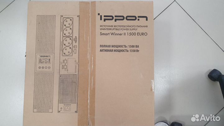 Ибп Ippon Smart Winner II 1500 Euro новый
