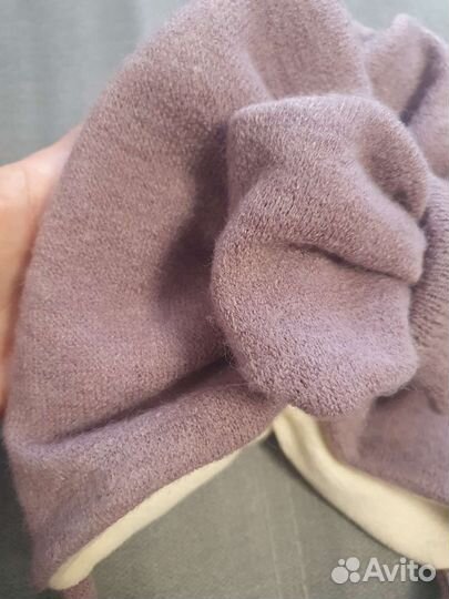 Комплект шапка, шарф,тюрбан 46-48