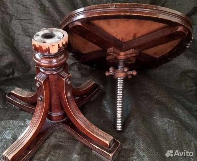 Стул для игры на пианино Войцехов до 1917г