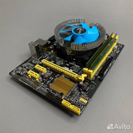 Комплект asus H81M-K+ G3260+4Gb+кулер