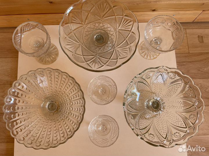 Посуда ссср. Бокалы. Графин. СССР