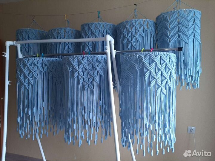 Макраме люстры/абажуры