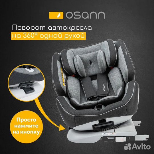Автокресло детское Osann One 360 Universe Grey от