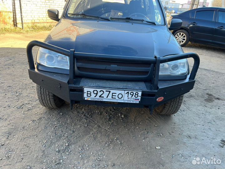 Передний силовой бампер OJ Chevrolet Niva (нива)