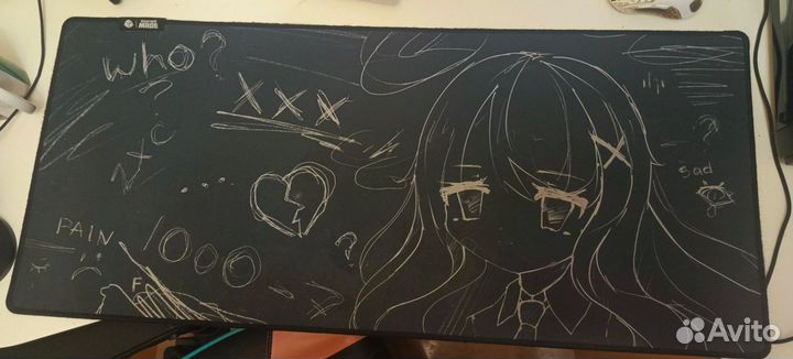 Игровой коврик для мыши жаккард fispeckt