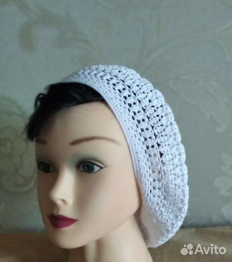 Берет ажурный