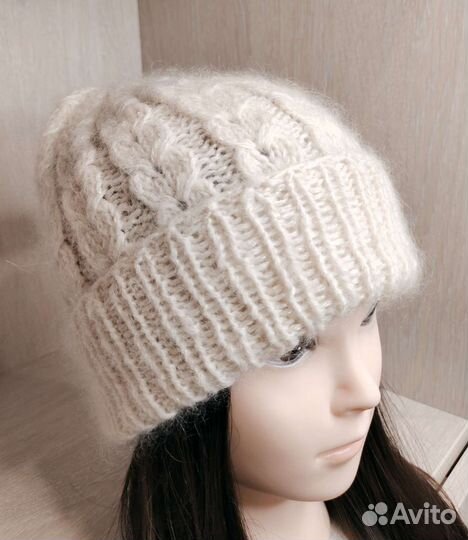Шапка из козьего пуха