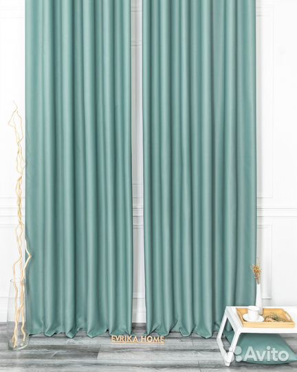 Шторы блэкаут Марсель Мята