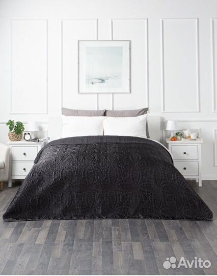 Покрывало на кровать, 180х220 см, накидка на диван