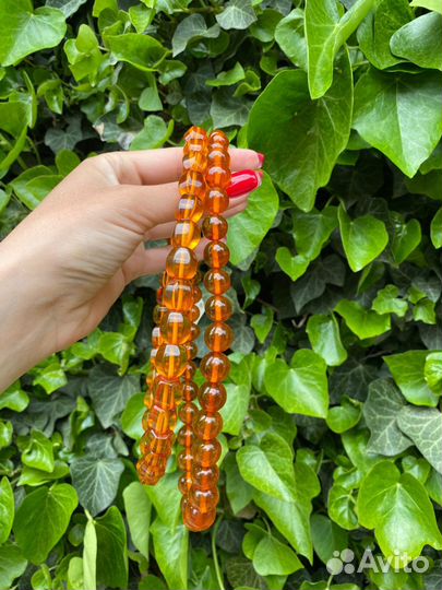 Янтарные бусы СССР