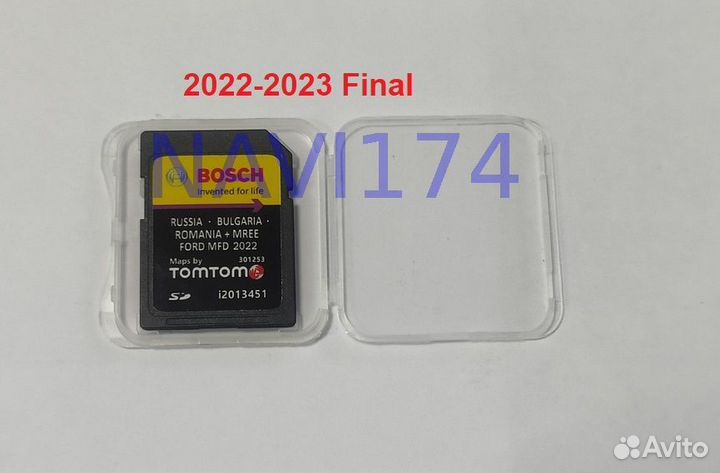 SD Ford Sync1 MFD V11 - 2022/2023 Россия навигация